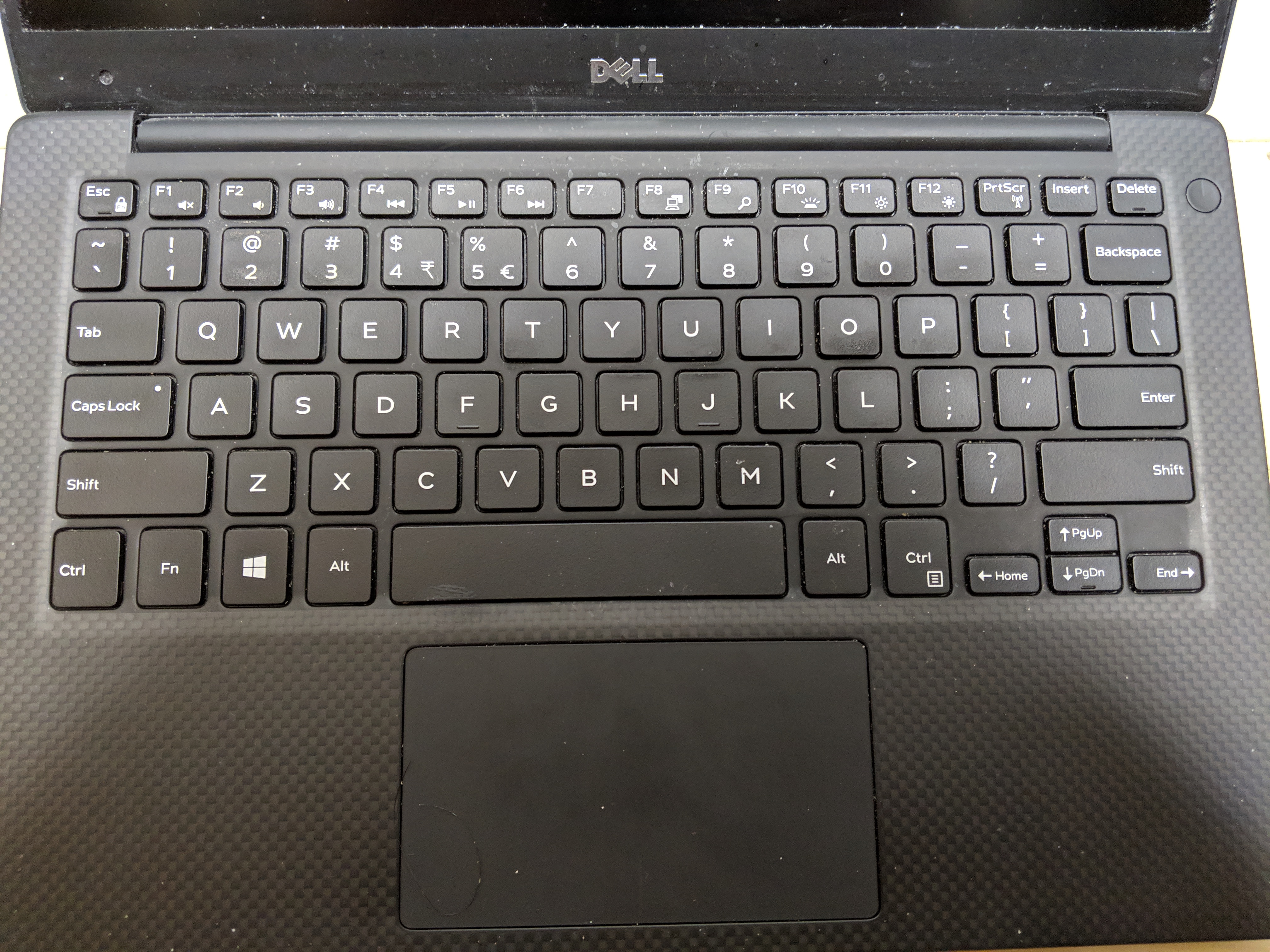 XPS 13のキーボード