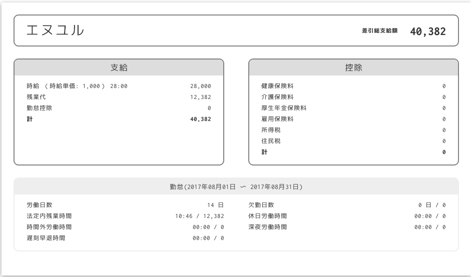 給与明細